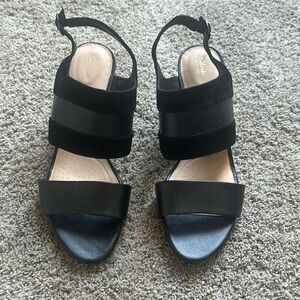 Black high heels Clarks